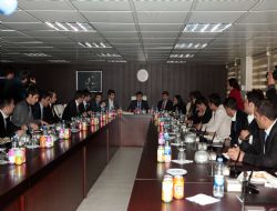 A.Ü YÖK'ü ağırladı